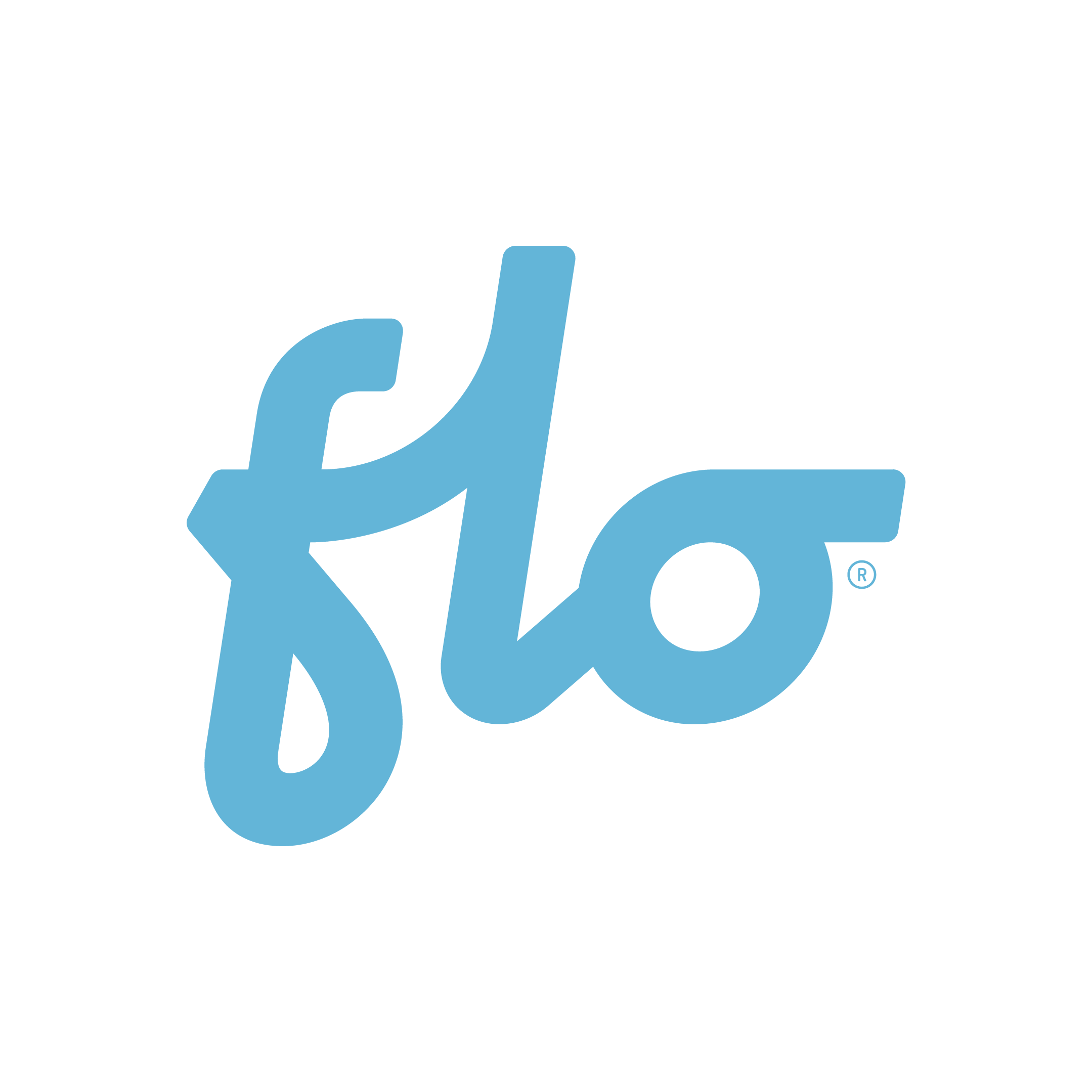 透明背景Flo标志